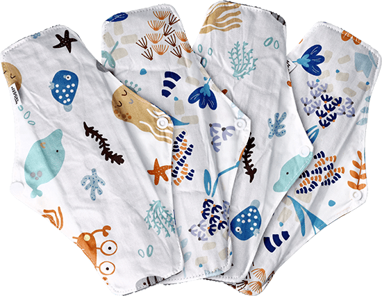 Waschbare Binden 4er Set Waschbare Binden 4er Set