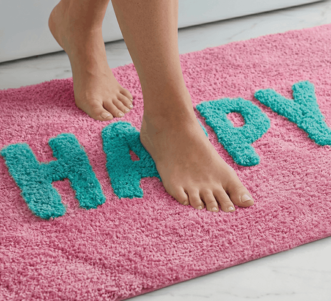 Badematte Happy Pink Badematte Happy Pink
