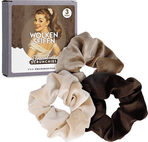3 Scrunchies Brauntöne 3 Scrunchies Brauntöne