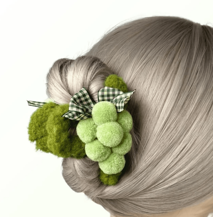 Haarkralle Plüschtrauben Haarkralle Plüschtrauben