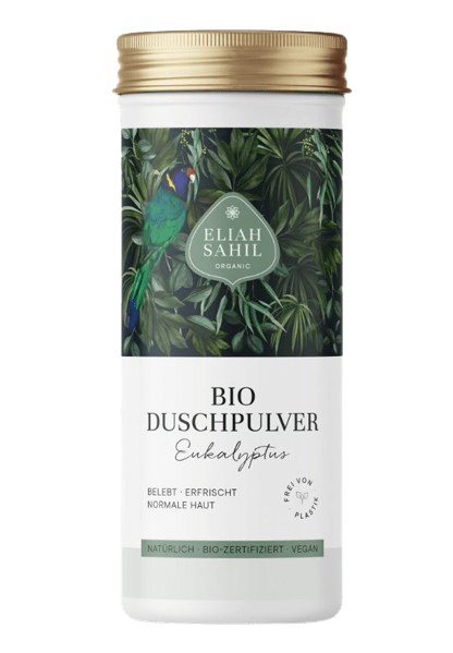 Duschpulver Eukalyptus Eliah Sahil Duschpulver Eukalyptus ohne Hintergrund