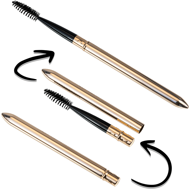 Reise-Wimpernbürste Gold Reise-Wimpernbürste Gold