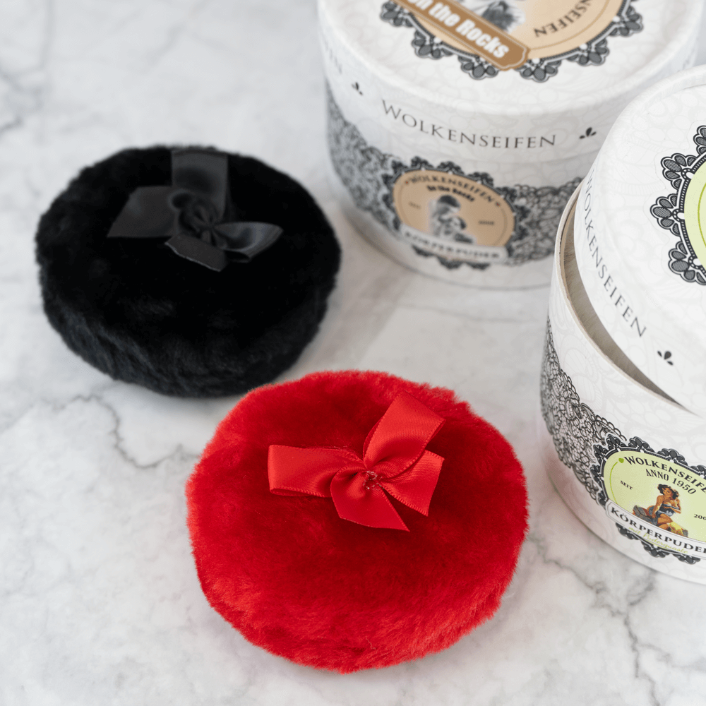 Puderquaste Rot Puderquaste Rot