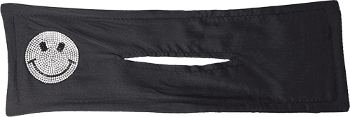 Bun Maker Glitzer-Smiley schwarz