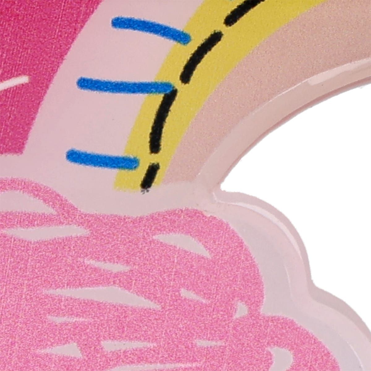 Haarkralle Rainbow Pink