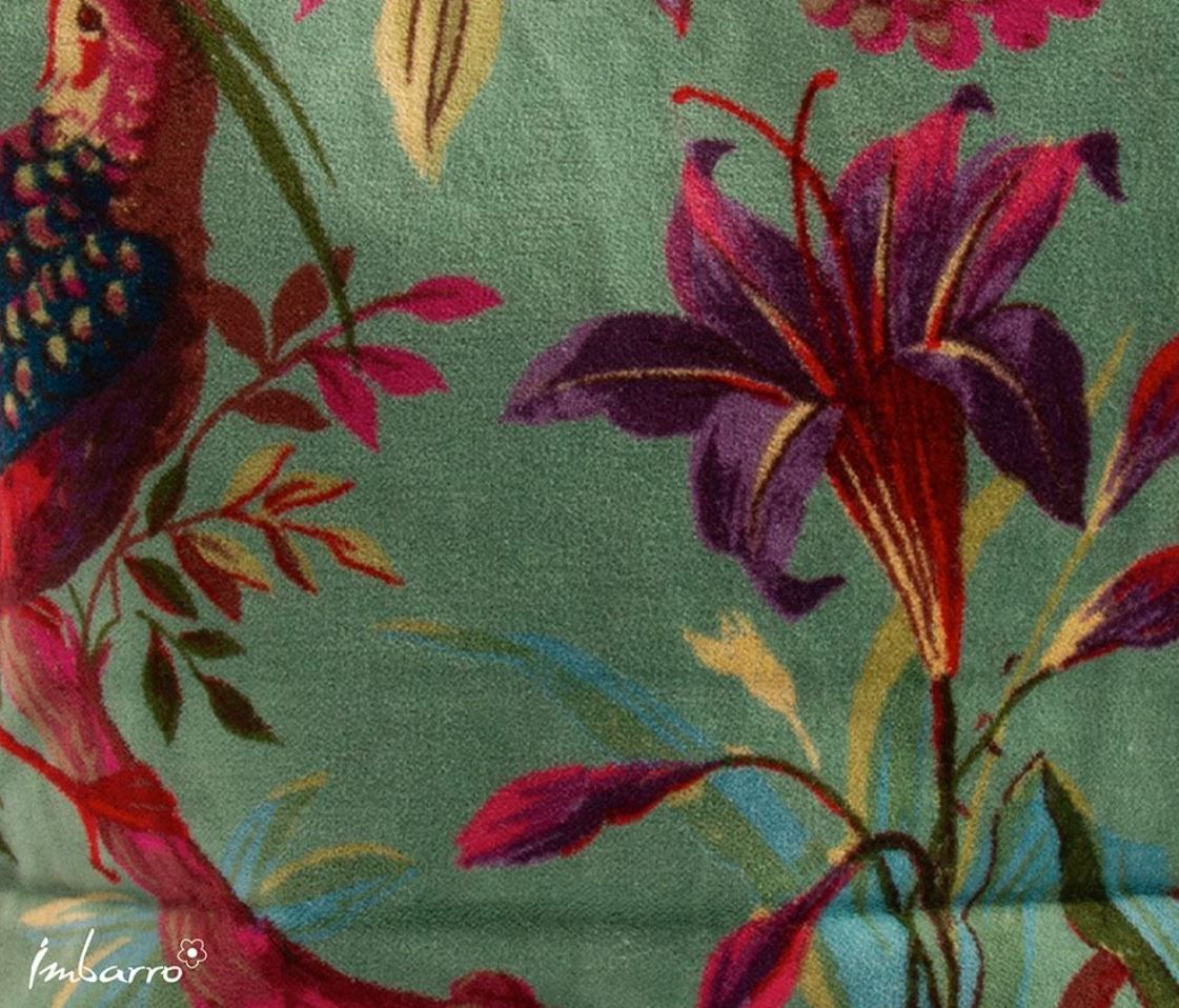 Samttasche Paradies Green