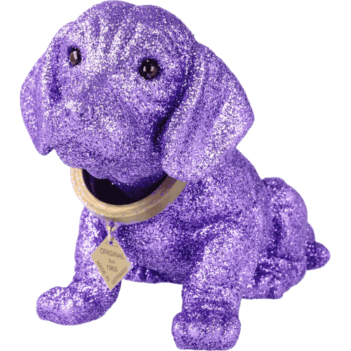 Original Wackeldackel Glitzer-Purple Original Wackeldackel Glitzer-Purple