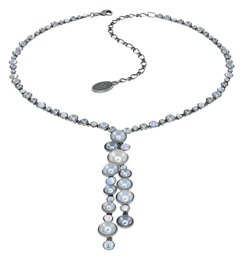 Bubble Cascade Y-Kette Weiß Bubble Cascade Y-Kette Weiß