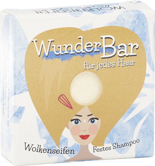 Festes Shampoo Wunder-Bar Wolkenseifen Festes Shampoo Wunder-Bar ohne Hintergrund