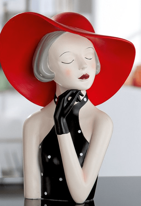Lady mit rotem Hut Lady mit rotem Hut