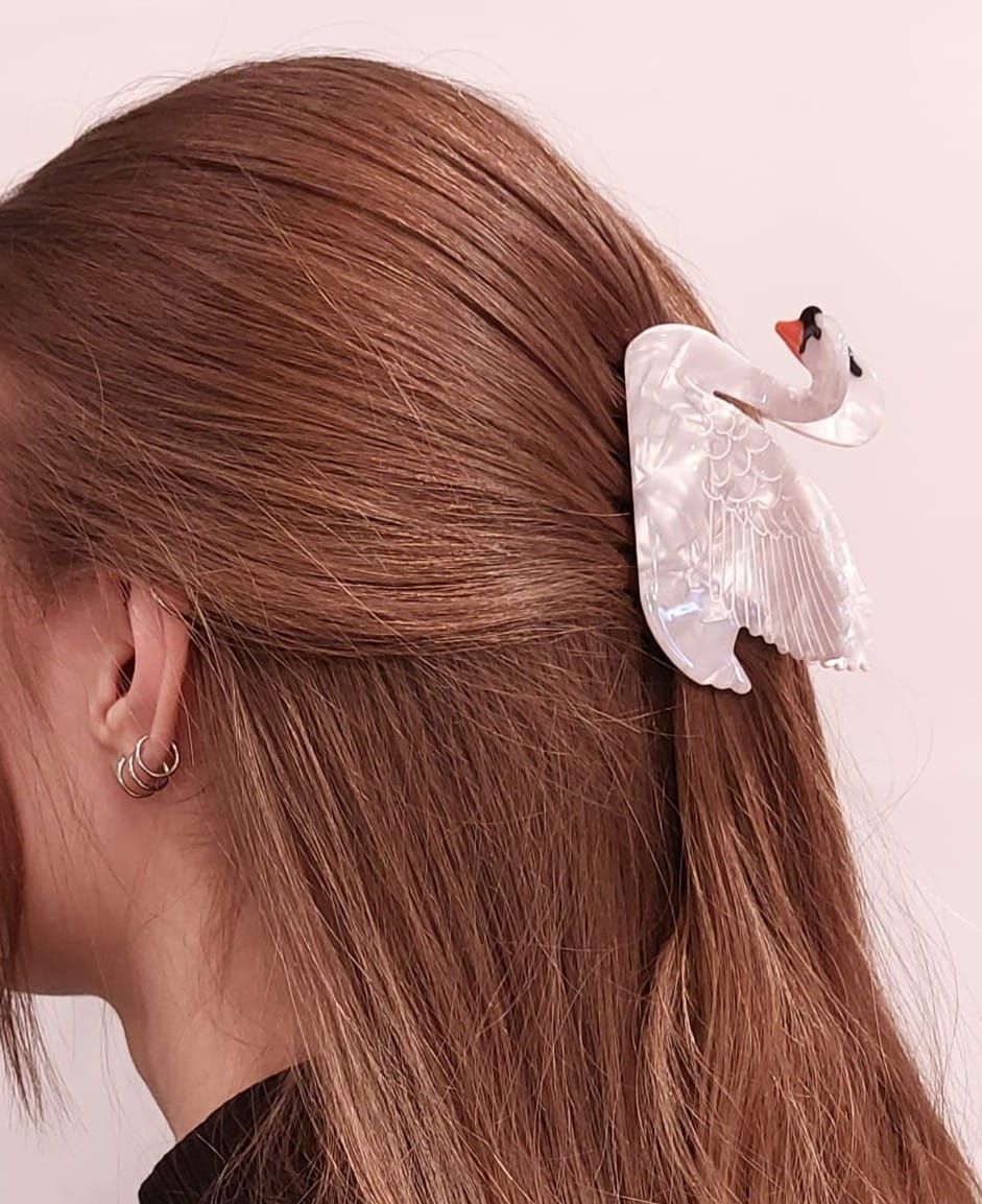 Haarkralle Schwan Haarkralle Schwan