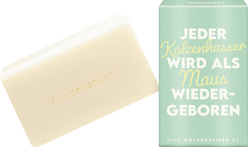 Wolkenseifen Spruchseife Katzenhasser