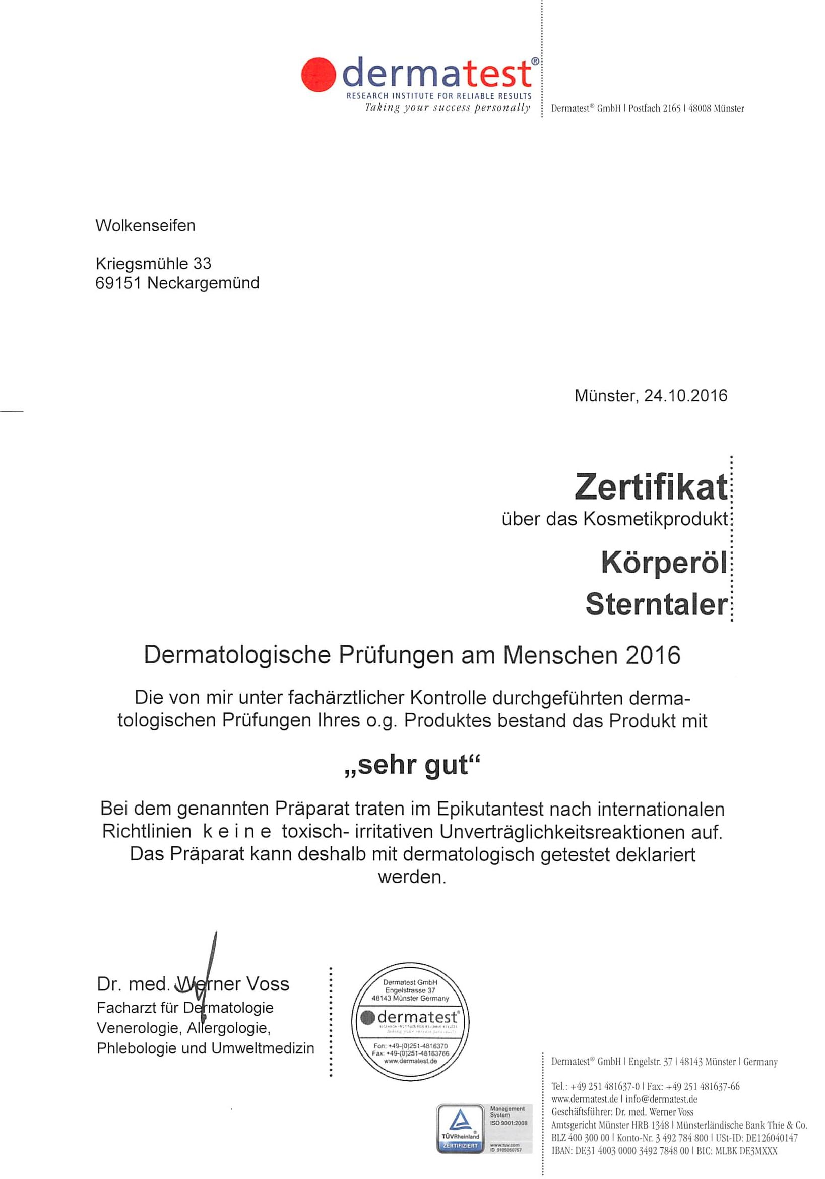 Körperöl Sterntaler Körperöl Sterntaler