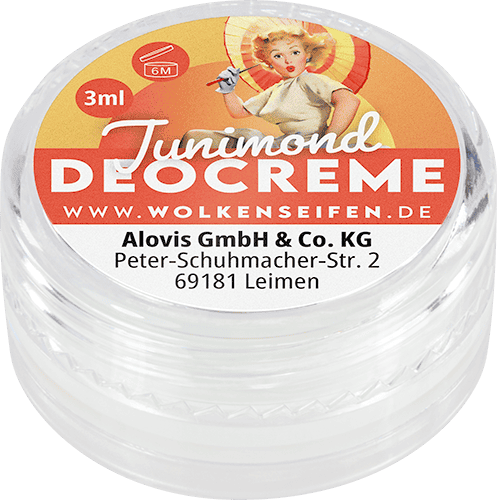 Deocremeprobe Junimond Wolkenseifen Deocreme Probe Junimond