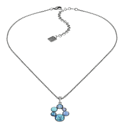 Shopping Drops Halskette Blau Shopping Drops Halskette Blau