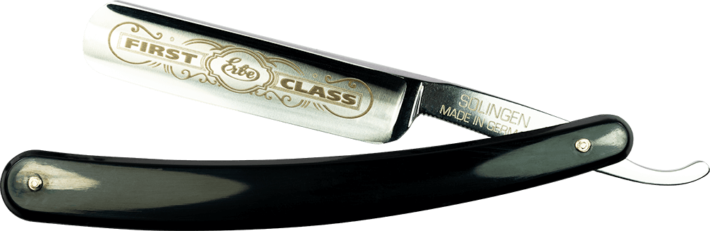 Rasiermesser mit Kunststoffgriff schwarz Rasiermesser mit Kunststoffgriff schwarz