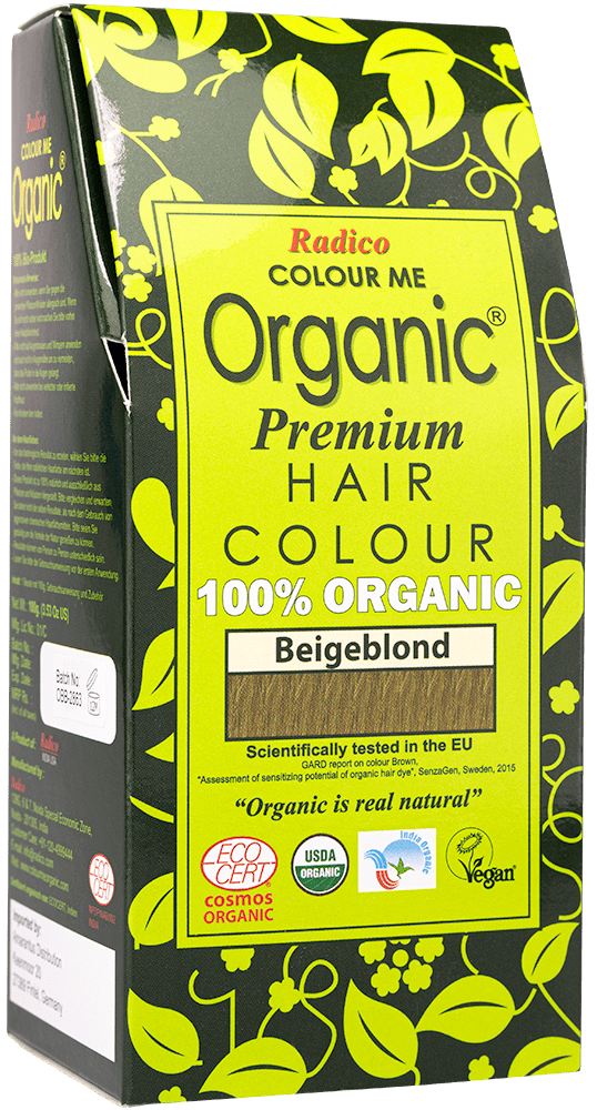 Pflanzenhaarfarbe Beigeblond Radico Pflanzliche Haarfarbe Beigeblond ohne Hintergrund