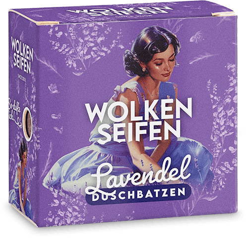 Duschbatzen Lavendel - seifenfreie Pflege Duschbatzen Lavendel - seifenfreie Pflege