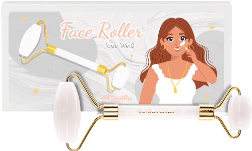Face Roller Jade Weiß ohne Hintergrund