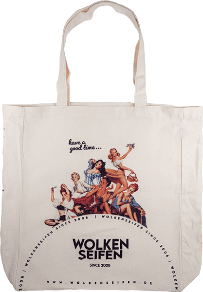 Einkaufsbeutel bunt Boden