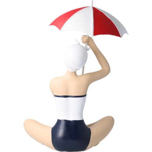 Pinup Schwimmerin mit Schirm Pinup Schwimmerin mit Schirm