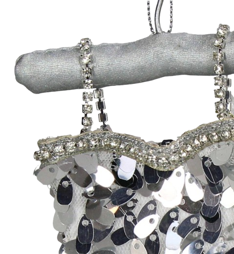 Polyobjekt Party Dress Silver