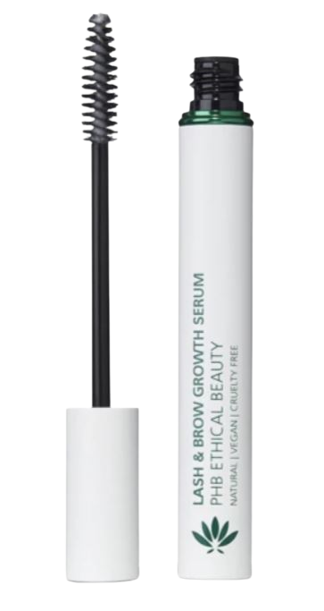 Wimpern- und Brauenwachstumsserum PHB Mascara BLACK ohne Hintergrund