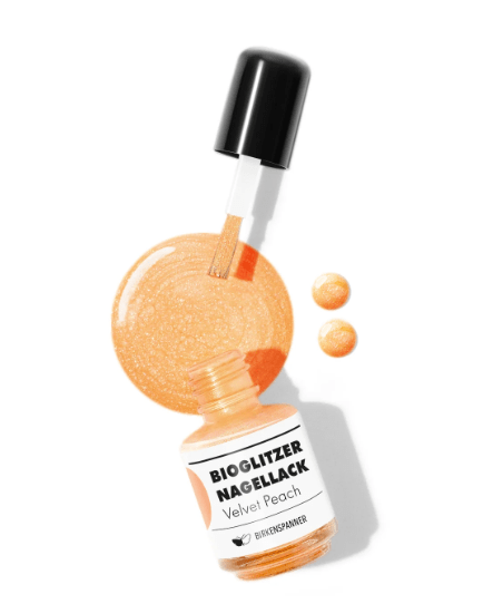 Bioglitzer-Nagellack Peach Bioglitzer-Nagellack Peach
