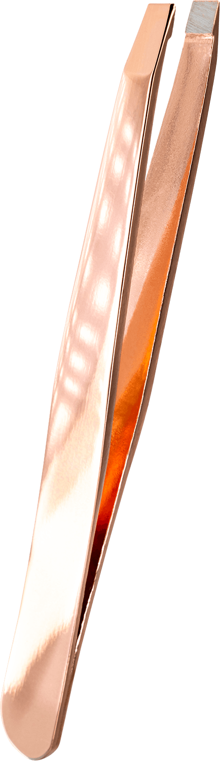 Kosmetik-Pinzette schräg Rosé-Gold Look To Go Nagellack Turmalin