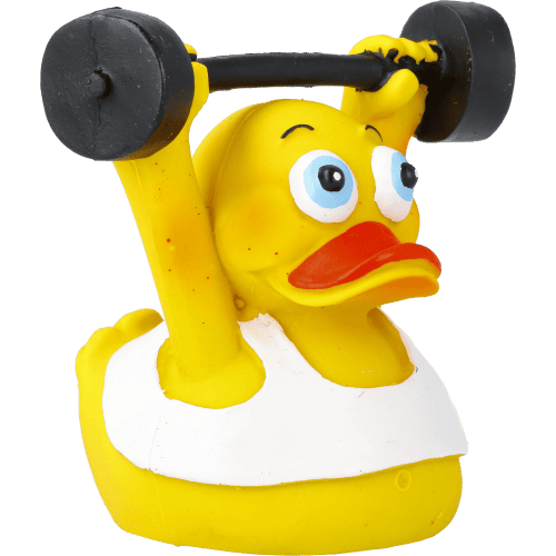 Badeente Gewichtheber Badeente Gewichtheber