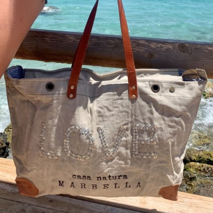 Segeltuchtasche Love