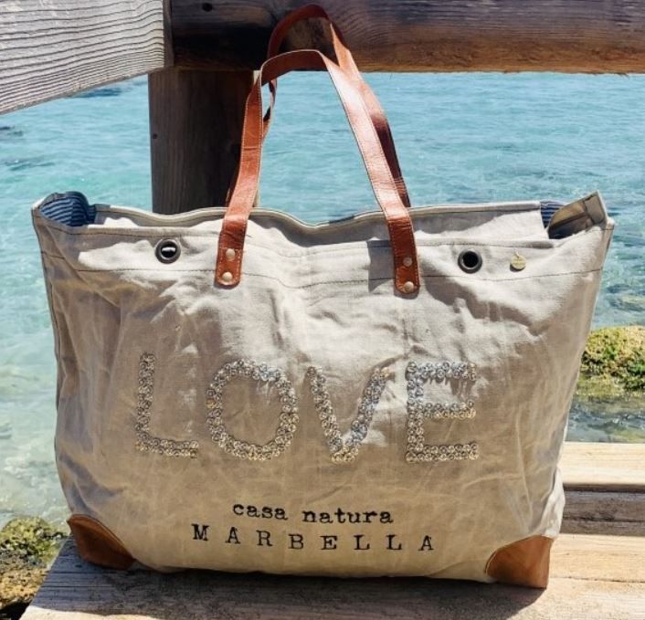 Segeltuchtasche Love