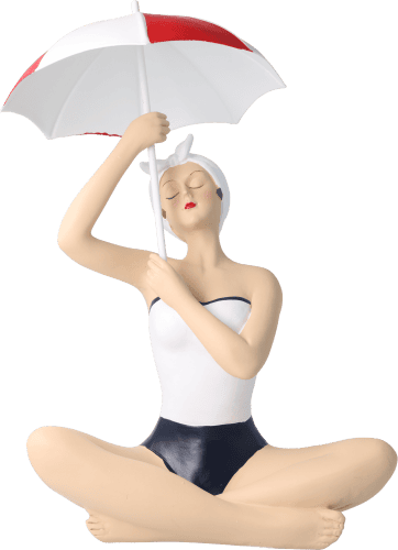 Pinup Schwimmerin mit Schirm Pinup Schwimmerin mit Schirm
