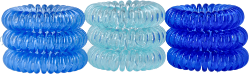 Spiral-Haargummis blau Spiral-Haargummis blau