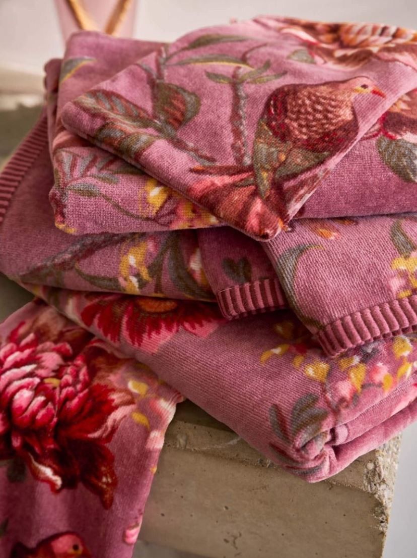 Gästehandtuch Secret Garden Pink