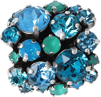 Ballroom Ring Blau-Grün Ballroom Ring Blau-Grün