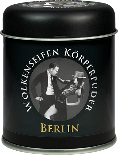 Trockenshampoo (Körperpuder) Berlin Streudose ohne Hintergrund