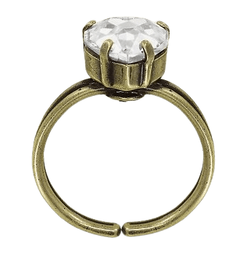 Hearts For Us Ring Weiß