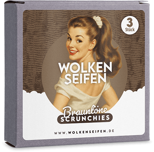3 Scrunchies Brauntöne 3 Scrunchies Brauntöne