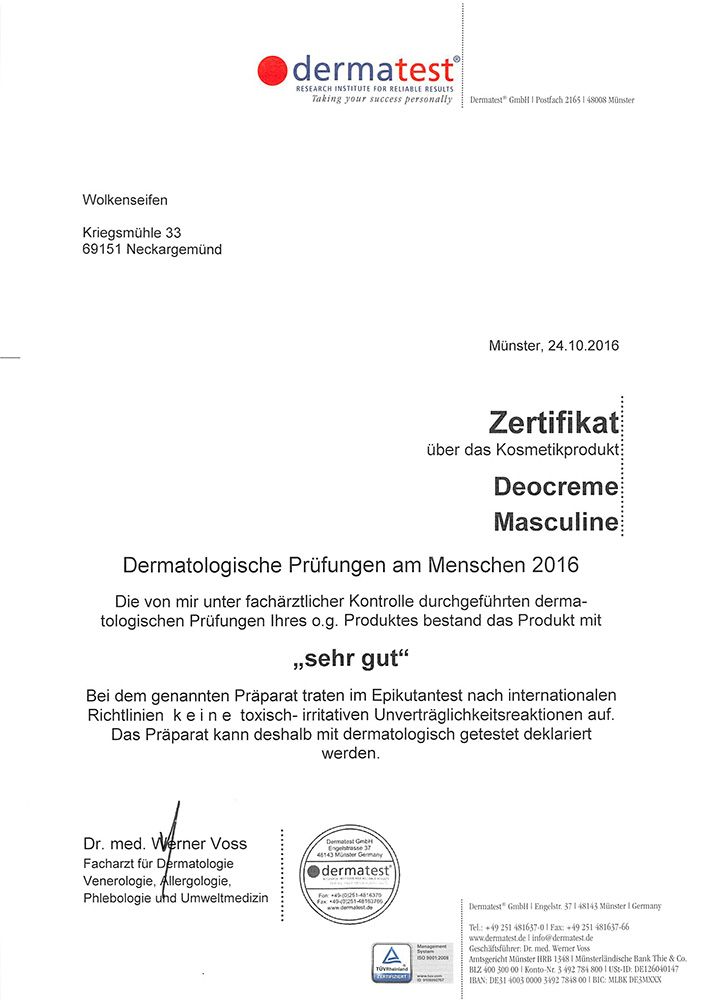 Deocreme Masculine 50 ml Deocreme Masculine 50 ml