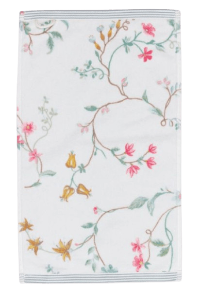 Gästehandtuch Les Fleurs Weiß Pip Studio Gästehandtuch Gästehandtuch Les Fleurs Weiß
