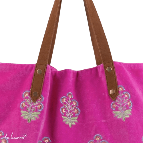 Samt-Shopper Belle Rose Samt-Shopper Belle Rose