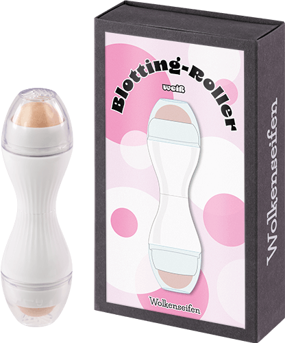 Blotting-Roller Weiß Wolkenseifen ölabsorbierender Faceroller Gesichtsroller