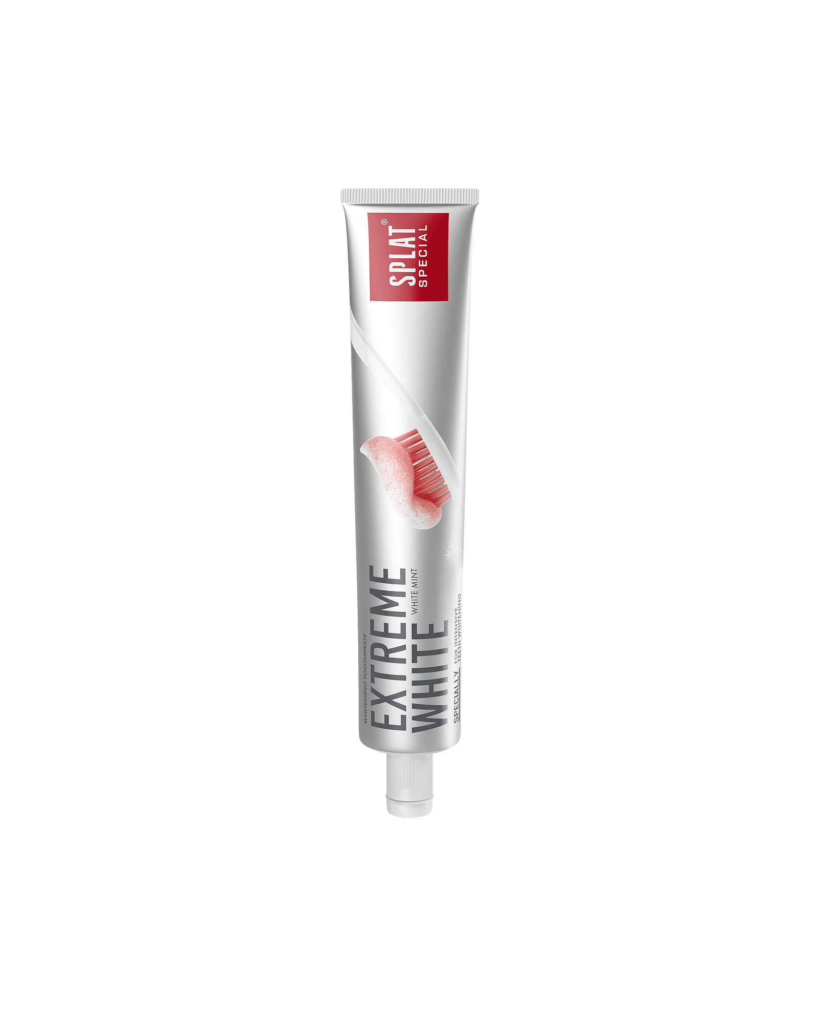 Extreme White Zahnpasta SPLAT Extreme White Zahncreme ohne Hintergrund