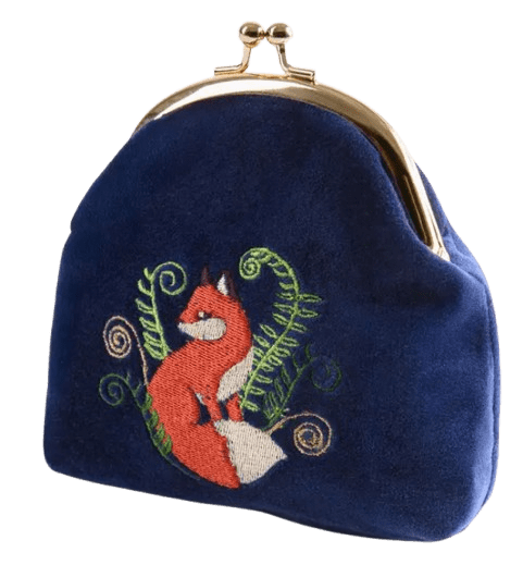 Samtbeutel Eleganter Fuchs
 