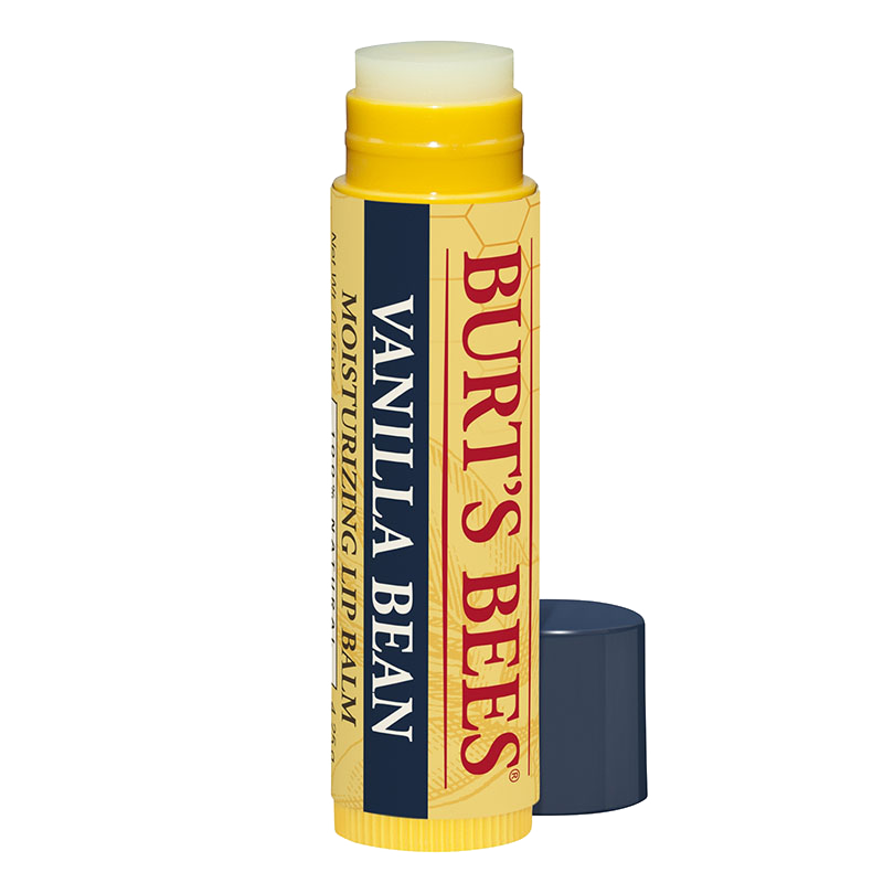Vanilla Bean Lip Balm Stick Burt's Bees Vanilla Bean Lip Balm Stick ohne Hintergrund