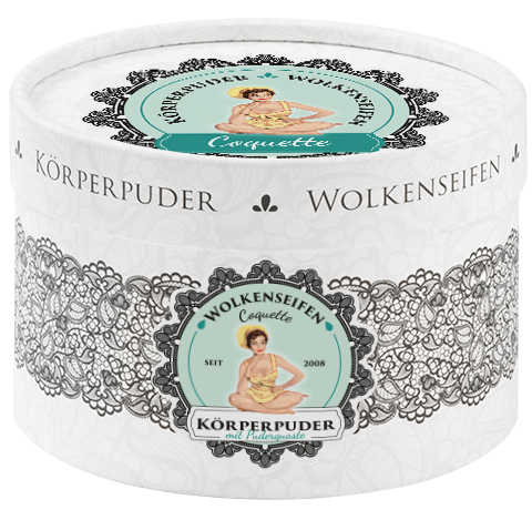 Körperpuder (Trockenshampoo) Coquette ohne Hintergrund