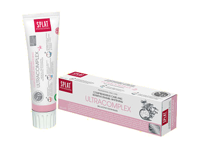 Ultracomplex Zahnpasta SPLAT Ultracomplex Zahncreme ohne Hintergrund