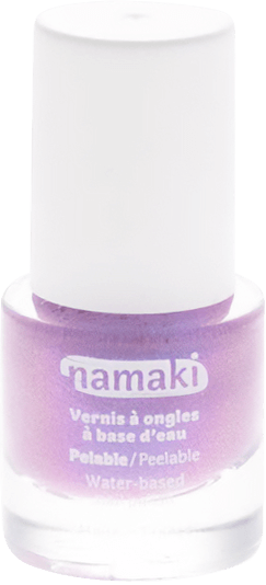 Bio-Kindernagellack Violett 20 (Glitzer) Namaki Bio-Kindernagellack auf Wasserbasis Violett 07 ohne Hintergrund