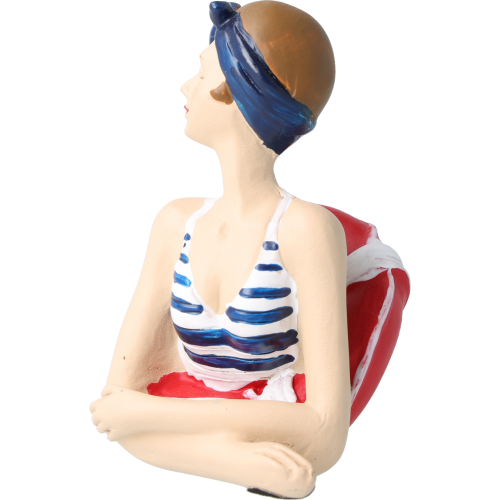 Pinup Schwimmerin mit Ring Pinup Schwimmerin mit Ring